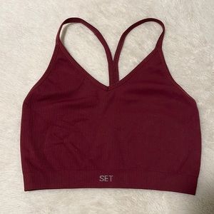 SET ACTIVE Sculptaflex Ribbed V Bra